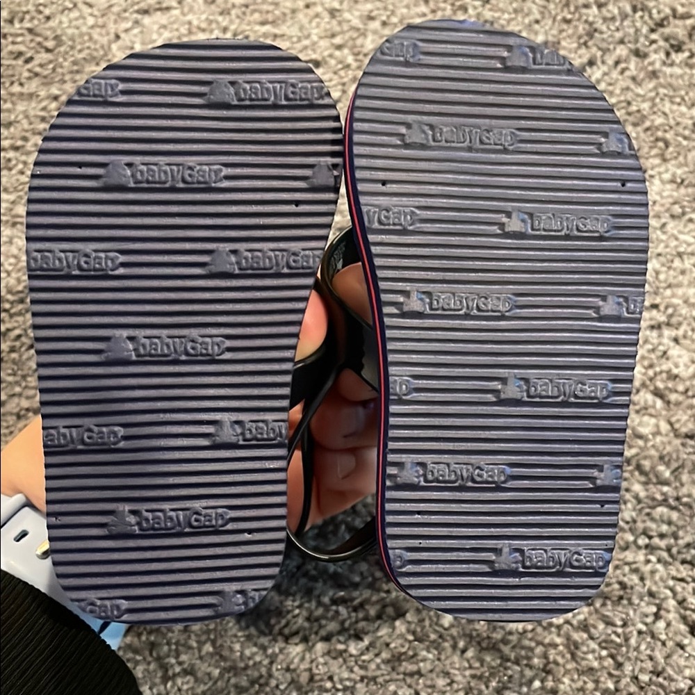 NWOT BabyGap Navy Blue Sandals TODDLER SIZE 3 - Picture 2 of 2